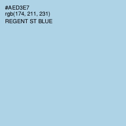 #AED3E7 - Regent St Blue Color Image